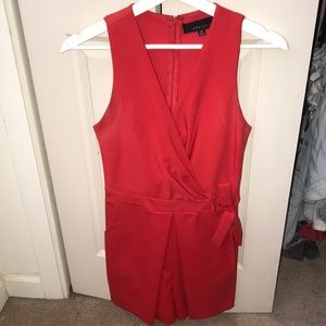 Adelyn Rae red romper